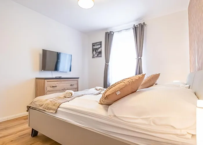דירה Charming 6 With Living Modern Design Donaustadt *