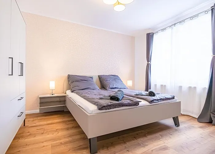דירה Charming 6 With Living Modern Design Donaustadt *