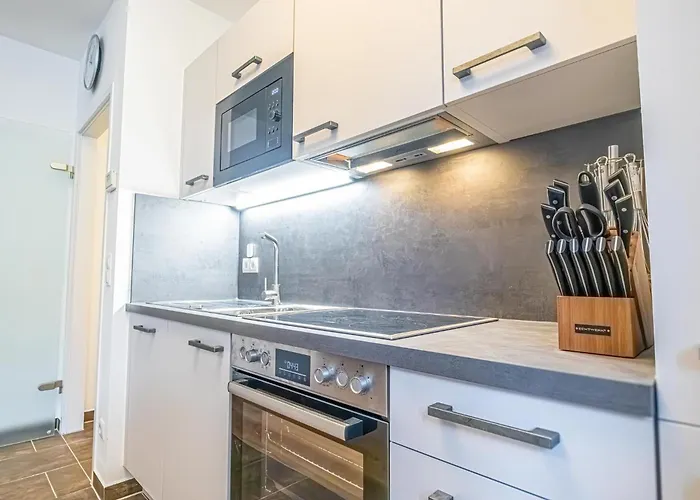 דירה Charming 6 With Living Modern Design Donaustadt *