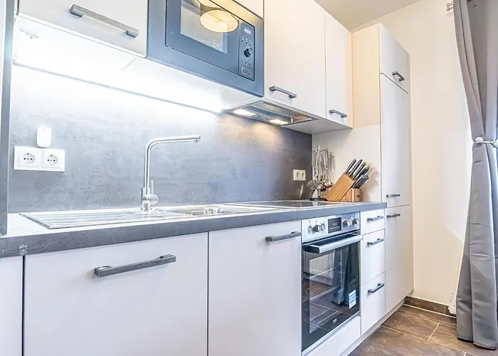 דירה Charming 6 With Living Modern Design Donaustadt *